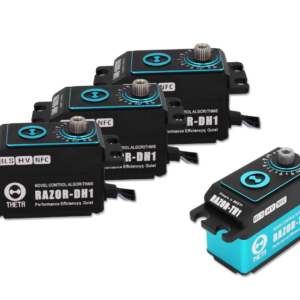 THETA RAZOR Low-Profile HELI SET 3x DH1 / 1x TH1 Brushless HV Servo mit NFC